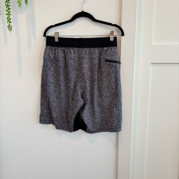 Lululemon T.H.E. Short Linerless Pineweave Alpine White Black Size Medium - Picture 4 of 12